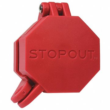 Glad Hand Lock Plastic Red Universal