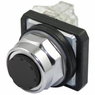 H7067 Non-Illuminated Push Button 30mm Black