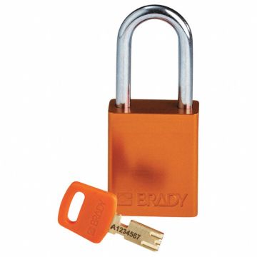 Lockout Padlock Al Orange Key Different