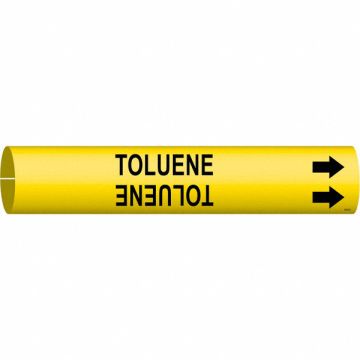 Pipe Marker Toluene 7/8 in H 7/8 in W
