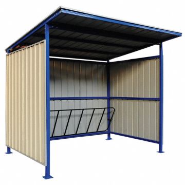 Bicycle Storage Shed 96x91x100.4in Slope