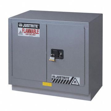 Cabinet 23 gal Flammable Silver