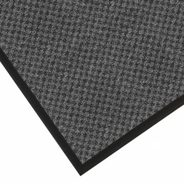 Carpeted Entrance Mat Gray 4ft. x 6ft.