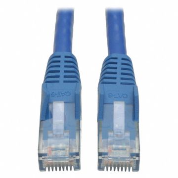 Cat6 Cable Snagless Molded M/M Blue 10ft