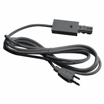 Cord and Plug Connector Black 4 1/4in