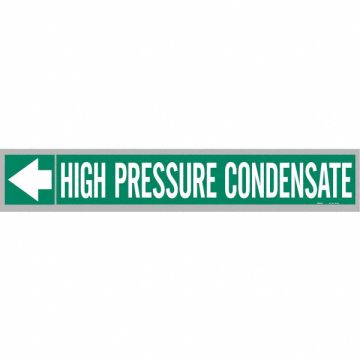 Pipe Marker High Prssure Condensate
