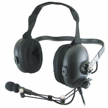 Headset Behind the Head On Ear Black