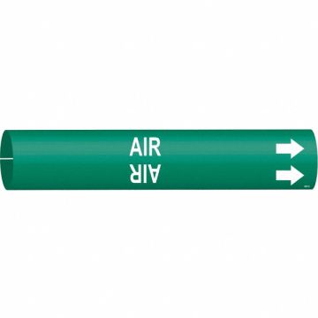 Pipe Marker Air 2 in H 2 in W