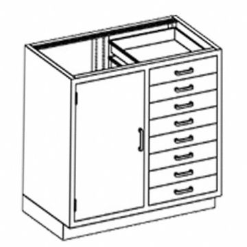 Base Cabinet (8) Drawers Compartment