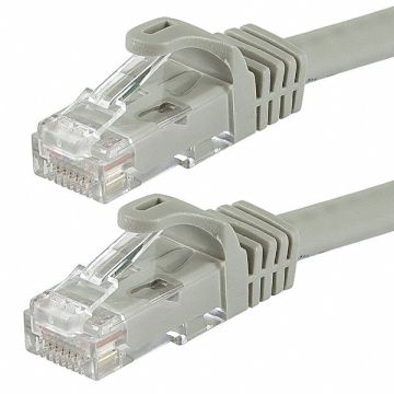 Patch Cord Cat 6 Flexboot Gray 50 ft.