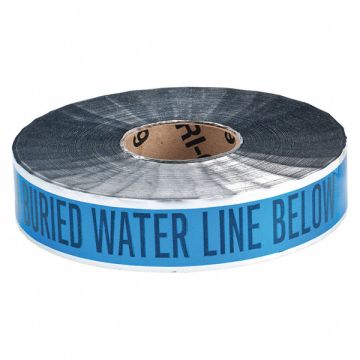 Detectbl Underground Tape Blu/Blk 1000ft