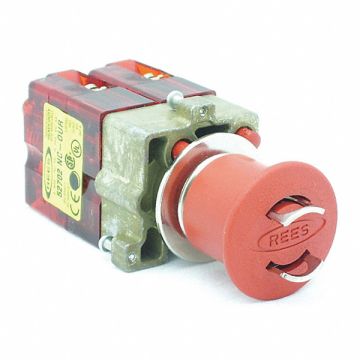 Emergency Stop Push Button Delrin Red