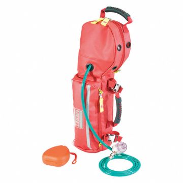 Oxygen Response Bag 22-1/2 H Red
