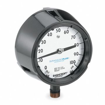 K4218 Pressure Gauge 0 to 100 psi 4-1/2In