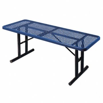 Picnic Table 72 W x30 D Blue