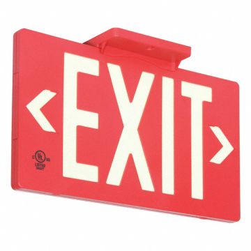 D6991 Exit Sign 8 3/4 in x 15 3/8 in Plastic