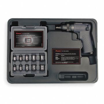 Air Powered Impact Wrench Kit 14 500 rpm