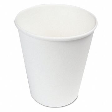 Disposable Hot Cup 8 oz White PK1000
