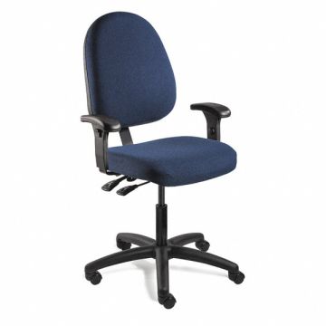 Task Chair Fabric Navy 25-35 Seat Ht