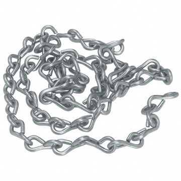 Chain 100 ft Steel Zinc Plated Finish