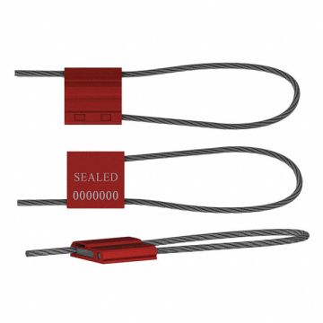 Cable Seals Red Anodized PK50