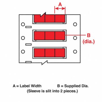 Wire Marking Sleeves 0.667In W 0.335In L