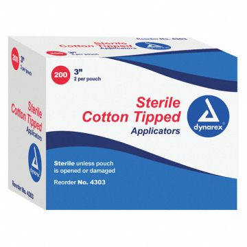 Cotton Tip Swab Non-Sterile 3 L PK1000