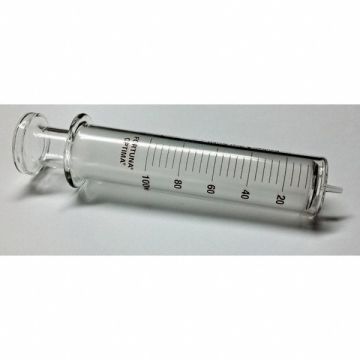 Reusable Glass Syringe Glass Luer 100 mL