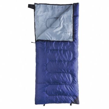 Sleeping Bag Blue Polyester 3 lb 40F