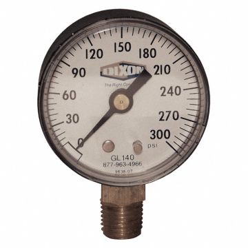 ABS Dry Gauge 1/4 0-100psi 2.5 Face