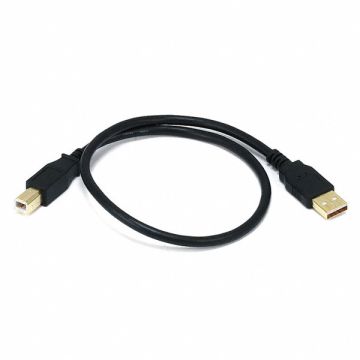 USB 2.0 Cable 1-1/2 ft.L Black