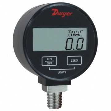 K4248 Digital Pressure Gauge 3 Dial Size Blk