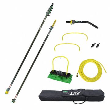 Water Fed Pole Kit 33 ft L Handle Carbon