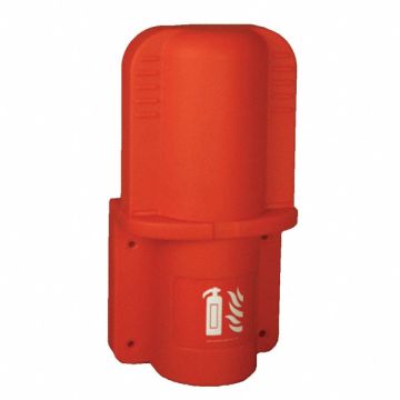 Fire Extinguisher Cabinet Red Plastic