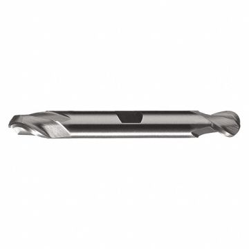 Ball End Mill Double End 1/4 HSS