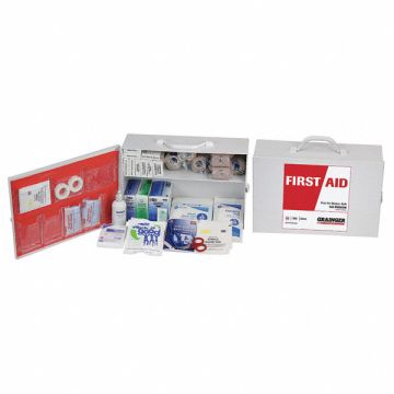 First Aid Kit Bulk White 487 Pcs 100 Ppl