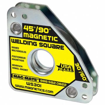 Magnetic Weld Square 3-3/4x3/4in 60lb