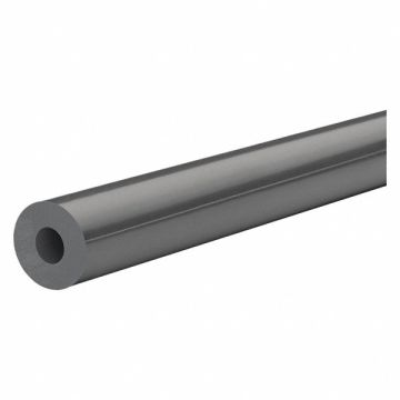 Tube PVC 3ft 1 InDia 1 1/2 OutDia Gray