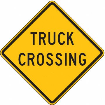 Truck Crossing Traffic Sign 24 x 24