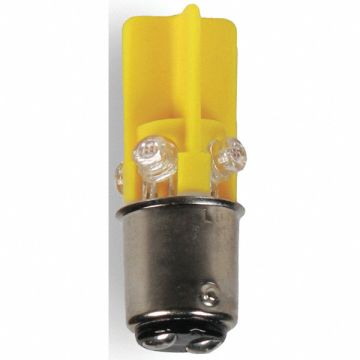 Miniature LED Bulb 240VAC Amber