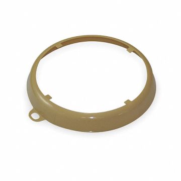 Color Coded Drum Ring Beige