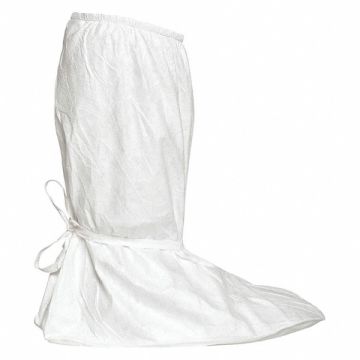 Boot Covers Serged White L PK100