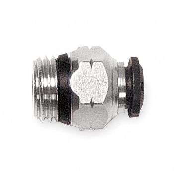 Male Connector 8mm Tube Sz Brass PK5