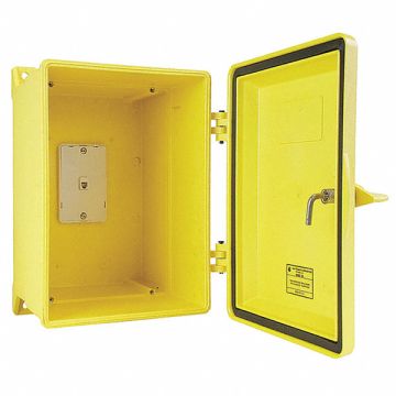 Weatherproof Phone Enclosure Yellow