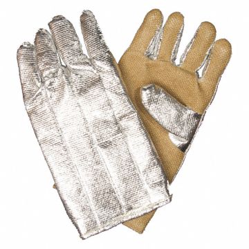 Aluminized Gloves 1 500deg.F 14 PR