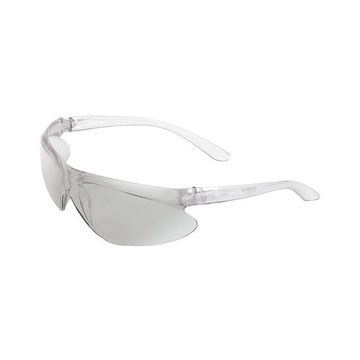 Eyeglass, Protective ,Grey Frame, Tinted Safety Glasses.50 Flash Lens