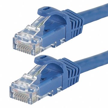 Patch Cord Cat 6 Flexboot Blue 10 ft.