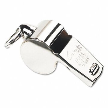Sports Whistle Metal Silver PK12
