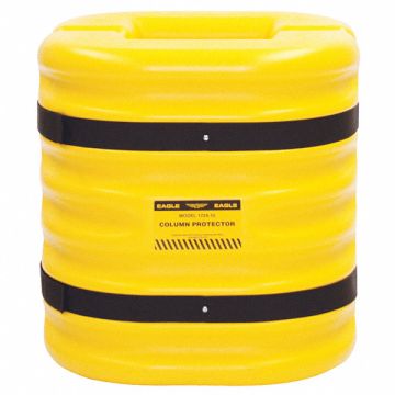 Column Protectr Fits 12 in HDPE Yllw