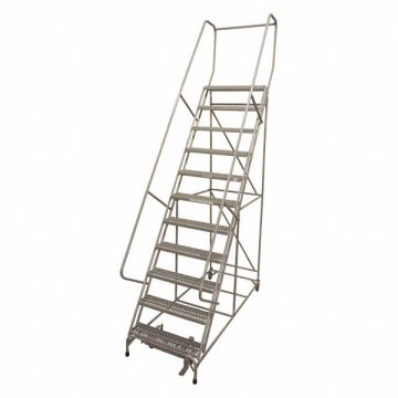 Rolling Ladder 162 in.H 450 lb Serrated